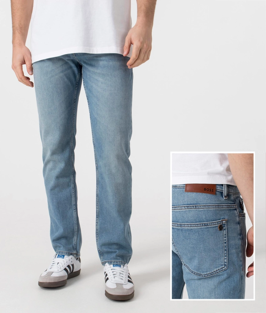 Hugo Boss Mens Slim Fit Delaware Jeans